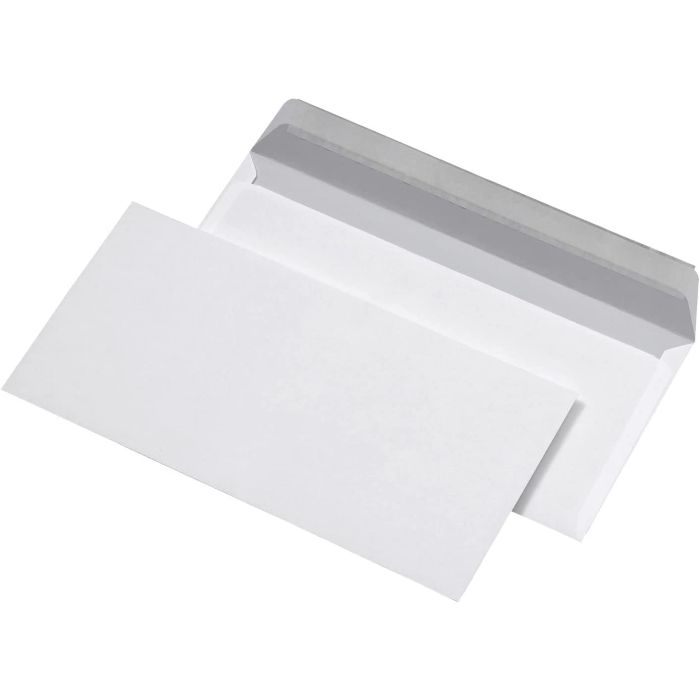 Enveloppes sans fenêtre autocollantes - 110 x 220 mm MAIL MEDIA 227410