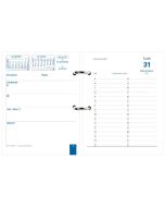 Recharge pour bloc éphéméride 2026 - Bloc Planning QUO VADIS