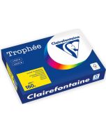 Ramette de papier Trophée de 250 feuilles A4 160g - Jaune tournesol : CLAIREFONTAINE Visuel