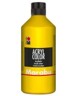 Peinture Acrylique - 500 ml - Jaune MARABU Acryl Color