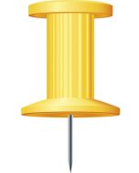 Exacompta : Boite de 25 Punaises jaunes - Push Pins 14703E photo