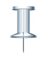 Exacompta : Boite de 25 Punaises - Cristal Push Pins 14712E