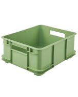 Bac de rangement Euro-Box L - 20 litres - Vert clair : KEEEPER Bruno