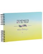 Album pour photos de Classe - 320 x 220 mm - 50 photos - Coloré EXACOMPTA Candy Blue Image