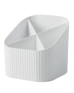 Photo Pot à crayons Multipot Economy - Bleu transparent : HELIT H6390230