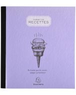 Carnet de recettes de cuisine - 210 x 190 mm - 80 pages : EXACOMPTA Modèle