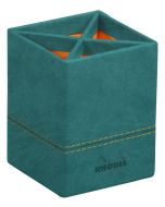 Pot à crayons 4 compartiments - Noir/Orange RHODIA