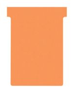 Photo Fiches T - Indice 3 / 92 mm - Orange : NOBO Lot de 100  réf. 2003009