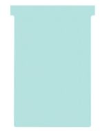 Photo Fiches T - Indice 4 / 124 mm - Bleu : NOBO Lot de 100  réf. 2004006