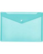 Pochette enveloppe DL à bouton-pression - Transparente HERMA