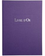 Livre d'Or - Violet 22 x 17 cm LE DAUPHIN