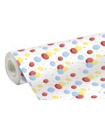 Papier Cadeau Ballons sur rouleau - 700 mm x 50 m - CLAIREFONTAINE Alliance