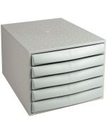 Caisson à 5 Tiroirs fermés - Gris lumière : EXACOMPTA Box Office image