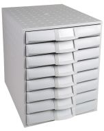 Module de rangement 8 tiroirs - Gris : EXACOMPTA The System Office photo