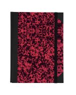 Carnet de Notes Pages lignées 22 x 17 cm - Marbré Rouge LE DAUPHIN