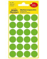 Pastilles adhésives amovibles - 18 mm - Vert AVERY Lot de 96