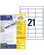 Photo Étiquettes adhésives ProNature 64 x 36 mm AVERY 3670 