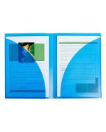 3962E EXACOMPTA : Chemise souple de présentation - Bleu ouvert