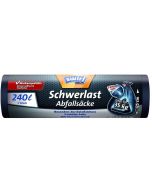 Lot de 5 Sacs Poubelle avec cordelette - 240 litres - Noir SWIRL