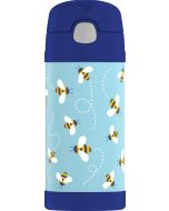Gourde isotherme - 0,35 L - Abeilles THERMOS FUNTAINER Straw Bottle