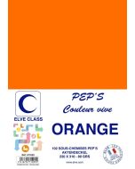 Sous-Chemise pour dossier A4 - Orange ELVE Pep's Lot de 102