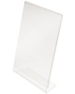 Porte-visuel droit - 1/3 A4 portrait DEFLECTO Exemple modèle