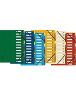 5312E EXACOMPTA  : Trieur avec élastiques  Assortiment 