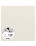 Carte en papier - 160 x 160 mm - Blanc naturel POLLEN Natura Lot de 25