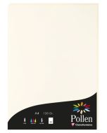 Feuilles de couleur A4 - 210 x 297 mm - Blanc naturel POLLEN Lot de 50