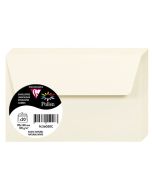 Enveloppes - 90 x 140 mm - Blanc naturel POLLEN Lot de 20