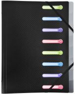 EXACOMPTA : Trieur avec élastiques - 8 compartiments 56181E photo