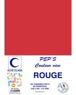 Chemise pour dossier A4 - Rouge ELVE Pep's Lot de 102