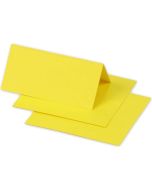 Photo Cartes de table - 85 x 80 mm - Jaune soleil POLLEN 