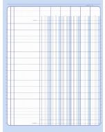 ELVE  : Registre 81061 - Journal de 6 colonnes sur 1 page - 297 x 210 mm (Cahier comptable)