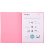Sous-chemises pour dossier A4 Rose EXACOMPTA 850103E