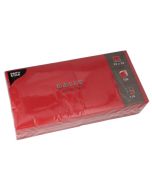 Lot de 150 Serviettes de table unies - Bordeaux : PAP STAR