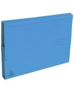 Lot de 50 Chemises à poche en carte recyclée - Bleu : EXACOMPTA Forever