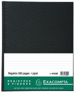 EXACOMPTA Registre 200 pages lignées - 320 x 250 mm Visuel