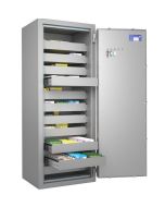 Coffre pour stupéfiants à code - 11 tiroirs - 169L HARTMANN Pharma Protect