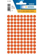 HERMA : Lot de 540 étiquettes adhésives rondes - 8,0  mm - Rouge