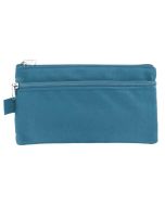 Trousse plate pour stylos - Bleu KANGARO 