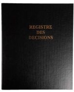 LE DAUPHIN 937D : Registre - Décisions Procès-verbaux