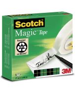 Ruban adhésif invisible - 25 mm x 66 m : SCOTCH Magic 810 Visuel