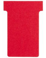 Fiches T - Indice 2 / 60 mm - Rouge : NOBO Lot de 100 Modèle