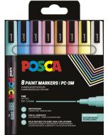 Marqueur peinture - Assortiment PC3M  POSCA Lot de 8
