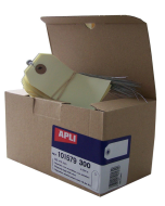 Photo Etiquettes à trou et fil de fer - 100 x 51 mm - Beige AGIPA