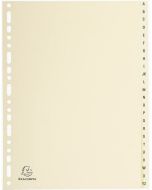 Photo Jeu de 24 Intercalaires alphabétiques en carte - 225 x 297 mm - A4 EXACOMPTA Image