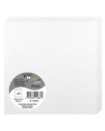 Photo Cartes double en papier - 135 x 135 mm - Blanc Irisé CLAIREFONTAINE Pollen Lot de 25