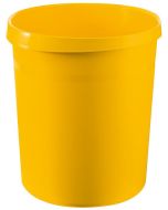 Corbeille à papier jaune 18 litres  GRIP HAN 18190-15 Poubelle