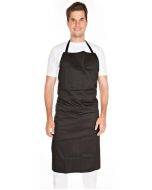 Photo Tablier en coton - Avec bavette - Noir - 800 x 800 mm HYGOSTAR Image